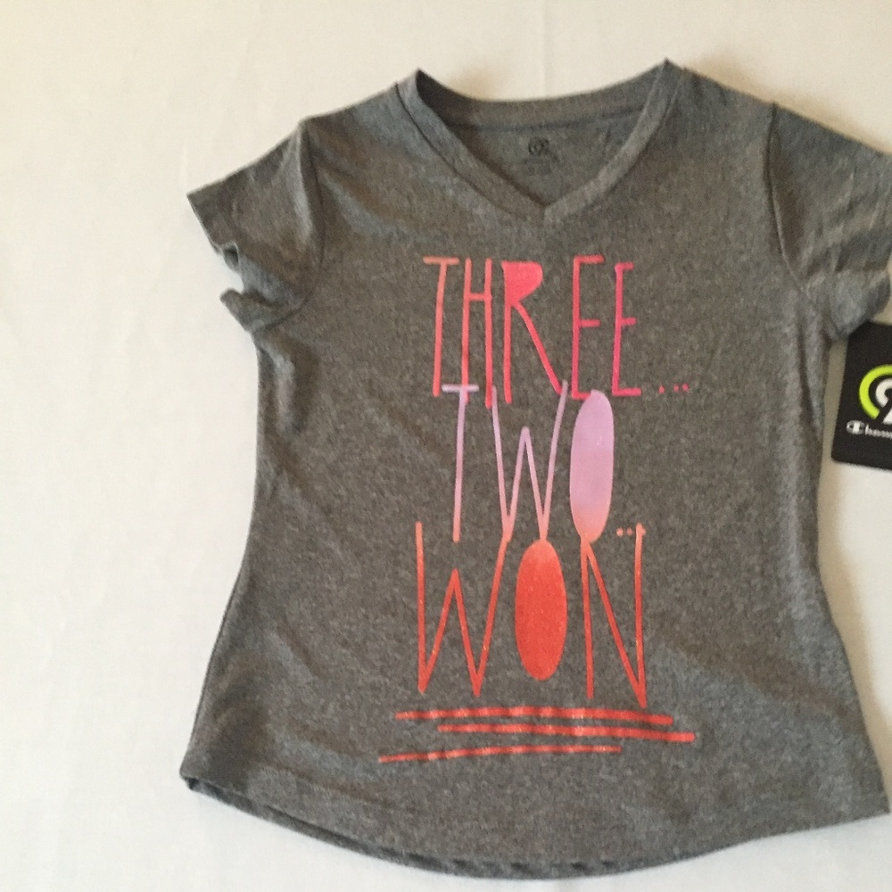 Girls' Graphic Tech T-Shirt Three Two Won - C9